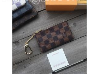 N62658 ルイヴィトン ダミエ・エベヌ 財布 コピー  「LOUIS VUITTON」 ポシェット・クレ 小銭入れ兼用キーケース ゴールド金具