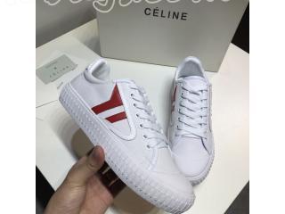 セール！CELINE プリムソールレースアップスニーカー キャンバス 