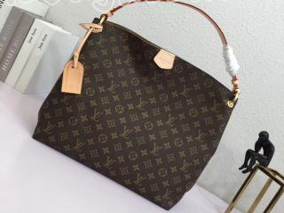 M43704 ルイヴィトン モノグラム バッグ スーパーコピー 「LOUIS VUITTON」 グレースフル MM ヴィトン レディース ショルダーバッグ ベージュ