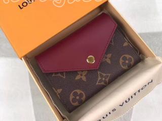 M62932 ルイヴィトン モノグラム 財布 スーパーコピー 「LOUIS VUITTON」 ポルトフォイユ・ゾエ ヴィトン レディース 三つ折り財布 3色可選択 フューシャ