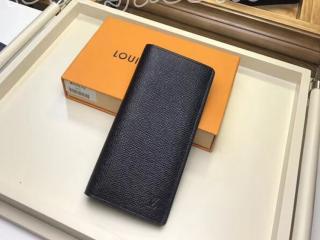 M30501 ルイヴィトン タイガ 長財布 スーパーコピー 「LOUIS VUITTON」 ポルトフォイユ・ブラザ ヴィトン メンズ 二つ折り財布 2色可選択 ノワール