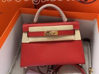 エルメス バッグ スーパーコピー HERMES Kelly 2 mini ケリー2 ミニ ハンドバッグ レディース ショルダーバッグ 10色可選択 kelly21906