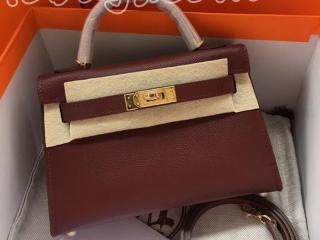 エルメス バッグ スーパーコピー HERMES Kelly 2 mini ケリー2 ミニ ハンドバッグ レディース ショルダーバッグ 10色可選択 kelly21909