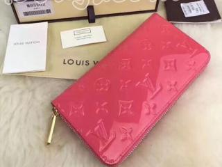 M93202 ルイヴィトン モノグラム・ヴェルニ 長財布 コピー 「LOUIS VUITTON」 ジッピーウォレッ ヴィトン レディース ラウンドファスナー財布 ローズリッチ