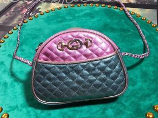 534951 0U14X 5879 グッチ バッグ コピー GUCCI レディース チェーンミニショルダーバック 2色可選択 ピンク＆ブルー ラミネート レザー