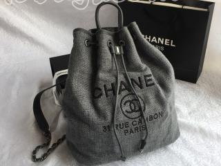 A93787 V3035 35133 シャネル バッグ スーパーコピー CHANEL 2018 Cruise キャンバス&カーフスキン レディース バックパック 5色可選択