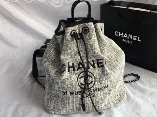 A93787 V3035 35135 シャネル バッグ スーパーコピー CHANEL 2018 Cruise キャンバス&カーフスキン レディース バックパック 5色可選択