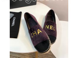 ロゴ無地カジュアルシューズ chanel 秋冬から春までもフラットシューズ CHANEL靴