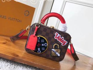 N40048 ルイヴィトン ダミエ･エベヌ バッグ スーパーコピー 「LOUIS VUITTON」 LVストーリーズ・ボックス ハンドバッグ レディース ショルダーバッグ