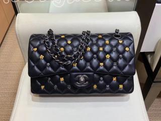 A01112 Y84049 94305 シャネル バッグ コピー CHANEL 18/19年秋冬 クラシック ハンドバッグ ラムスキン レディース ショルダーバッグ ブラック