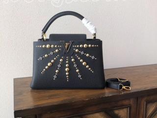 M52395 ルイヴィトン バッグ コピー 「LOUIS VUITTON」 カプシーヌ PM ハンドバッグ レディース ショルダーバッグ 2色可選択 ノワール