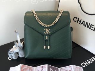 A57555 Y83835 3B782 シャネル バッグ コピー CHANEL 2018/19年秋冬 プレコレクション カーフスキン レディース バックパック 5色可選択 グリーン