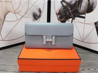 constance0265 エルメス コンスタンス 長財布 コピー HERMES Constance レディース 二つ折り財布 国産牛革 シルバー金具 11色可選択