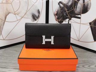 constance0267 エルメス コンスタンス 長財布 コピー HERMES Constance レディース 二つ折り財布 国産牛革 シルバー金具 11色可選択