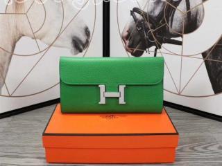 constance0269 エルメス コンスタンス 長財布 コピー HERMES Constance レディース 二つ折り財布 国産牛革 シルバー金具 11色可選択