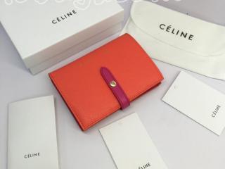 strap0182 セリーヌ ストラップ 財布 コピー CELINE Strap ミディアム ストラップウォレット 二つ折り財布 8色可選択