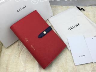 strap0191 セリーヌ ストラップ 財布 スーパーコピー CELINE Strap ストラップウォレット 二つ折り財布 12色可選択