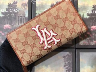 547791 9Y9ET 9573 グッチ 長財布 コピー GUCCI ニューヨーク ヤンキース™ パッチ オリジナル GGジップアラウンドウォレット レディース ラウンドファスナー財布