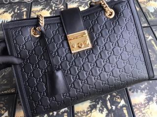 479197 0REAG 1000 グッチ パドロック バッグ スーパーコピー  GUCCI Padlock トートバッグ レディース ショルダーバッグ 2色選択可 ブラック