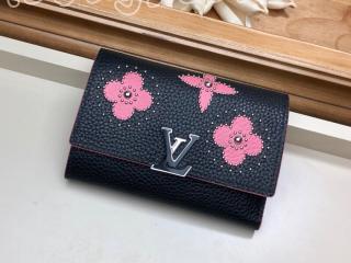 M63222 ルイヴィトン 財布 コピー 「LOUIS VUITTON」 ポルトフォイユ・カプシーヌ コンパクト レディース 三つ折り財布