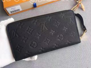 M61864 ルイヴィトン モノグラム・アンプラント 財布 コピー 「LOUIS VUITTON」 ジッピー・ウォレット ヴィトン レディース 人気 ウンドファスナー 長財布 ノワール