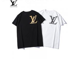 LOUIS VUITTON【レディース・メンズ用】半袖Tシャツ LV☆アップサイド ダウン LV ロゴ ポケット Tシャツ