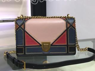 M0422CNNJ_M884 ディオール バッグ スーパーコピー DIOR マルチカラー パッチワーク “DIORAMA” バッグ レディース ショルダーバッグ