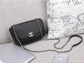 AS0138 Y84157 94305 シャネル バッグ スーパーコピー CHANEL ラムスキン フラップ バッグ レディース ショルダーバッグ 2色可選択 ブラック