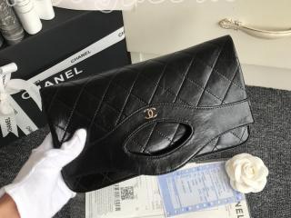 A70520 Y33446 94305 シャネル バッグ スーパーコピー CHANEL メタリック クランプル ゴートスキン CHANEL 31 ポーチ クラッチバッグ 3色可選択 ブラック