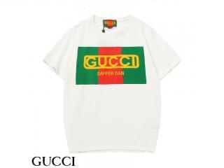 グッチ春夏新作★ロゴ入半袖Tシャツ　GUCCIシャツレディースブランド