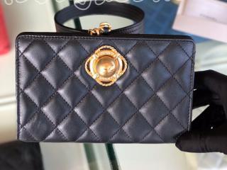 AS0178 Y07659 94305 シャネル バッグ スーパーコピー CHANEL 19Cruise ラムスキン レディース クラッチ バッグ 3色可選択 ブラック