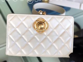 AS0178 Y07659 45002 シャネル バッグ コピー CHANEL 19Cruise ラムスキン レディース クラッチ バッグ 3色可選択 シルバー