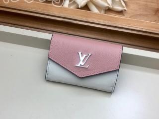 M63978 ルイヴィトン カーフ 財布 コピー 「LOUIS VUITTON」 ポルトフォイユ･ロックミニ レディース 三つ折り財布 2色可選択 ローズバレーブロンマイトノワール