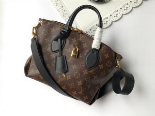 M44351 ルイヴィトン モノグラム バッグ コピー 「LOUIS VUITTON」 フラワー・ジップド トート BB ハンドバッグ レディース ショルダーバッグ 3色可選択 ノワール