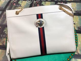 537219 0OLHX 8406 グッチ バッグ スーパーコピー GUCCI 〔ラジャ〕ラージ トートバッグ レディース ショルダーバッグ 3色可選択 ホワイト