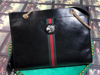 537219 0OLHX 8389 グッチ バッグ スーパーコピー GUCCI 〔ラジャ〕ラージ トートバッグ レディース ショルダーバッグ 3色可選択 ブラック