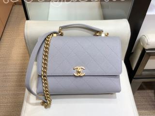 AS0305 B00170 N0416 シャネル バッグ スーパーコピー CHANEL グレインド カーフスキン フラップ バッグ レディース ショルダーバッグ 3色可選択 グレー