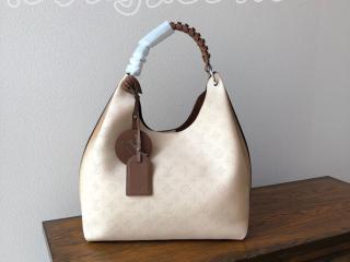 M53188 ルイヴィトン マヒナ バッグ スーパーコピー 「LOUIS VUITTON」 カーメルバッグ ハンドバッグ レディース トートバッグ 2色可選択 クレーム