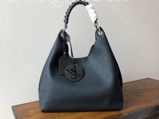 M52950 ルイヴィトン マヒナ バッグ コピー 「LOUIS VUITTON」 カーメルバッグ ハンドバッグ レディース トートバッグ 2色可選択 ノワール