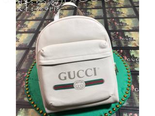 ‎547834 0Y2BT 8824 グッチ バッグ スーパーコピー GUCCI プリント レザー メンズ バックパック ホワイト レザー