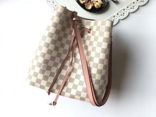 N40152 ルイヴィトン ダミエ・アズール バッグ スーパーコピー 「LOUIS VUITTON」 ネオノエ レディース ショルダーバッグ 3色可選択 オードローズ