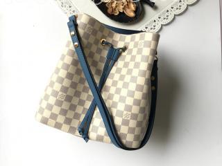 N40153 ルイヴィトン ダミエ・アズール バッグ コピー 「LOUIS VUITTON」 ネオノエ レディース ショルダーバッグ 3色可選択 ブルーエ