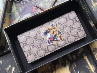 459456 K5Y1N 8666 グッチ 長財布 スーパーコピー GUCCI GGスプリーム メンズ 二つ折り財布