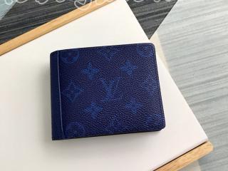 M30299 ルイヴィトン モノグラム 財布 スーパーコピー 「LOUIS VUITTON」 ポルトフォイユ・ミュルティプル メンズ 二つ折り財布 2色可選択 コバルト