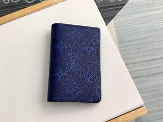 M30301 ルイヴィトン タイガ 財布 コピー 「LOUIS VUITTON」 オーガナイザー・ドゥ ポッシュ モノグラム メンズ 二つ折り財布 3色可選択 コバルト