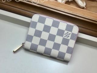 N60229 ルイヴィトン ダミエ・アズール 財布 コピー 「LOUIS VUITTON」 ジッピー・コインパース レディース ラウンドファスナー財布