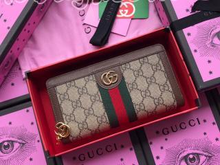 523154 96IWG 8745 グッチ 財布 コピー GUCCI Ophidia 〔オフィディア〕GG ジップアラウンドウォレット レディース ラウンドファスナー財布