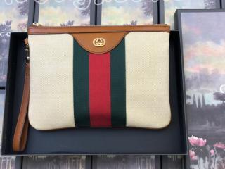 576053 98BFG 9686 グッチ バッグ コピー GUCCI ヴィンテージキャンバス ポーチ レディース クラッチバッグ