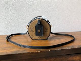 M68276 ルイヴィトン モノグラム・リバース バッグ コピー 「LOUIS VUITTON」 ミニ・ボワット・シャポー ハンドバッグ レディース ショルダーバッグ