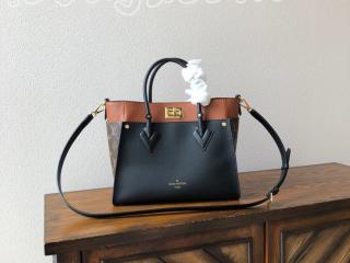 M53823 ルイヴィトン モノグラム バッグ スーパーコピー 「LOUIS VUITTON」 オンマイサイド ハンドバッグ レディース ショルダーバッグ 4色可選択 ノワール